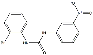 1-(2-bromophenyl)-3-(3-nitrophenyl)urea Struktur