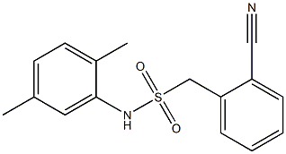 1-(2-cyanophenyl)-N-(2,5-dimethylphenyl)methanesulfonamide Struktur