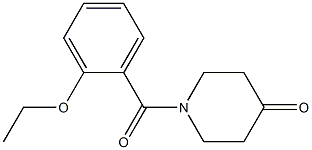 1-(2-ethoxybenzoyl)piperidin-4-one Struktur