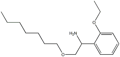 1-(2-ethoxyphenyl)-2-(heptyloxy)ethan-1-amine Struktur