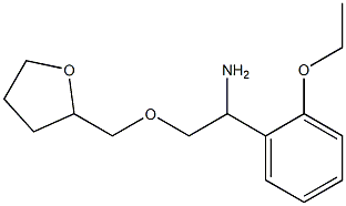 1-(2-ethoxyphenyl)-2-(oxolan-2-ylmethoxy)ethan-1-amine Struktur