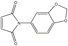 1-(2H-1,3-benzodioxol-5-yl)-2,5-dihydro-1H-pyrrole-2,5-dione Struktur