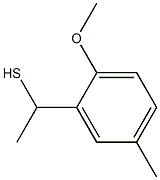 1-(2-methoxy-5-methylphenyl)ethane-1-thiol Struktur