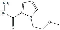 1-(2-methoxyethyl)-1H-pyrrole-2-carbohydrazide Struktur