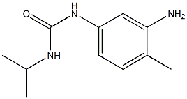 1-(3-amino-4-methylphenyl)-3-propan-2-ylurea Struktur