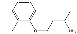 1-(3-aminobutoxy)-2,3-dimethylbenzene Struktur