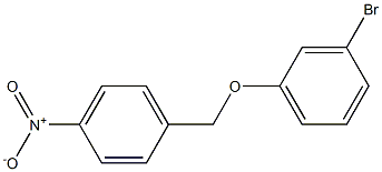 1-(3-bromophenoxymethyl)-4-nitrobenzene Struktur