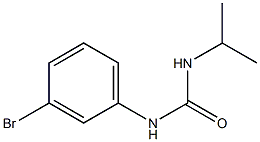 1-(3-bromophenyl)-3-propan-2-ylurea Struktur