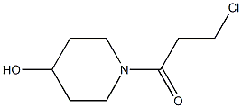 1-(3-chloropropanoyl)piperidin-4-ol Struktur