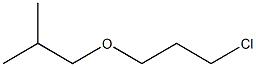 1-(3-chloropropoxy)-2-methylpropane Struktur