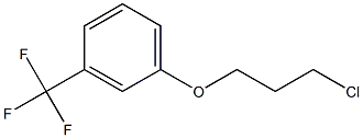 1-(3-chloropropoxy)-3-(trifluoromethyl)benzene Struktur