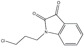 1-(3-chloropropyl)-2,3-dihydro-1H-indole-2,3-dione Struktur