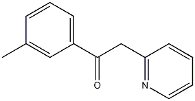 1-(3-methylphenyl)-2-(pyridin-2-yl)ethan-1-one Struktur