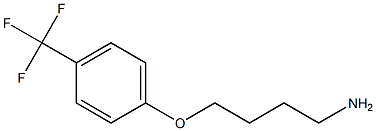 1-(4-aminobutoxy)-4-(trifluoromethyl)benzene Struktur