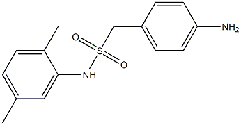 1-(4-aminophenyl)-N-(2,5-dimethylphenyl)methanesulfonamide Struktur