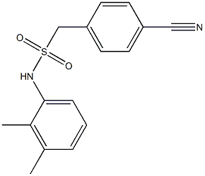 1-(4-cyanophenyl)-N-(2,3-dimethylphenyl)methanesulfonamide Struktur