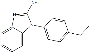 1-(4-ethylphenyl)-1H-1,3-benzodiazol-2-amine Struktur