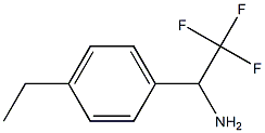 1-(4-ethylphenyl)-2,2,2-trifluoroethan-1-amine Struktur