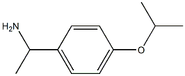 1-(4-isopropoxyphenyl)ethanamine Struktur