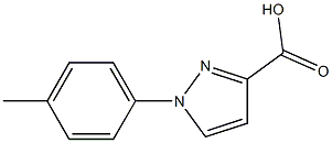 1-(4-methylphenyl)-1H-pyrazole-3-carboxylic acid Struktur