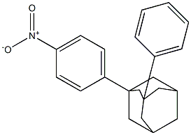 1-(4-nitrophenyl)-3-phenyladamantane Struktur