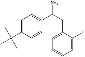 1-(4-tert-butylphenyl)-2-(2-fluorophenyl)ethan-1-amine Struktur