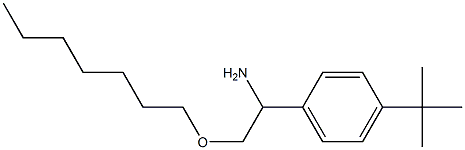 1-(4-tert-butylphenyl)-2-(heptyloxy)ethan-1-amine Struktur