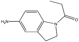 1-(5-amino-2,3-dihydro-1H-indol-1-yl)propan-1-one Struktur