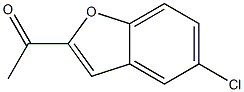 1-(5-chloro-1-benzofuran-2-yl)ethan-1-one Struktur