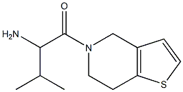 1-(6,7-dihydrothieno[3,2-c]pyridin-5(4H)-yl)-3-methyl-1-oxobutan-2-amine Struktur