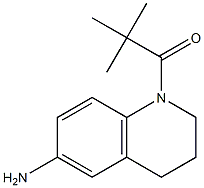 1-(6-amino-1,2,3,4-tetrahydroquinolin-1-yl)-2,2-dimethylpropan-1-one Struktur