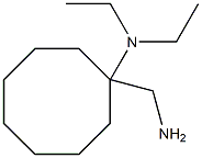 1-(aminomethyl)-N,N-diethylcyclooctan-1-amine Struktur