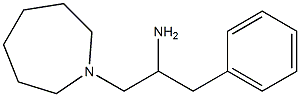 1-(azepan-1-yl)-3-phenylpropan-2-amine Struktur