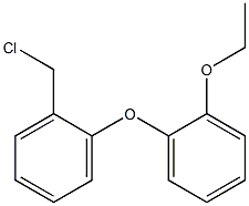 1-(chloromethyl)-2-(2-ethoxyphenoxy)benzene Struktur