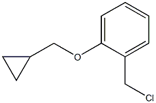 1-(chloromethyl)-2-(cyclopropylmethoxy)benzene Struktur