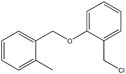 1-(chloromethyl)-2-[(2-methylphenyl)methoxy]benzene Struktur