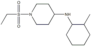 1-(ethanesulfonyl)-N-(2-methylcyclohexyl)piperidin-4-amine Struktur