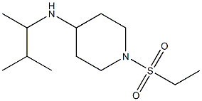 1-(ethanesulfonyl)-N-(3-methylbutan-2-yl)piperidin-4-amine Struktur