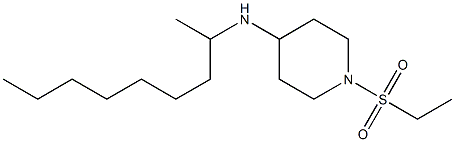 1-(ethanesulfonyl)-N-(nonan-2-yl)piperidin-4-amine Struktur