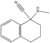 1-(methylamino)-1,2,3,4-tetrahydronaphthalene-1-carbonitrile Struktur