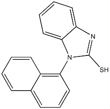 1-(naphthalen-1-yl)-1H-1,3-benzodiazole-2-thiol Struktur