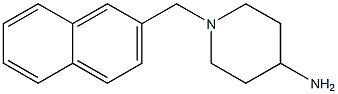 1-(naphthalen-2-ylmethyl)piperidin-4-amine Struktur