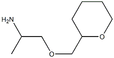 1-(oxan-2-ylmethoxy)propan-2-amine Struktur