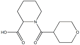 1-(oxan-4-ylcarbonyl)piperidine-2-carboxylic acid Struktur