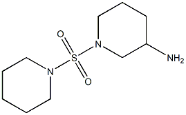 1-(piperidine-1-sulfonyl)piperidin-3-amine Struktur