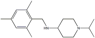 1-(propan-2-yl)-N-[(2,4,6-trimethylphenyl)methyl]piperidin-4-amine Struktur