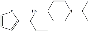 1-(propan-2-yl)-N-[1-(thiophen-2-yl)propyl]piperidin-4-amine Struktur