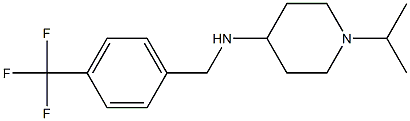 1-(propan-2-yl)-N-{[4-(trifluoromethyl)phenyl]methyl}piperidin-4-amine Struktur