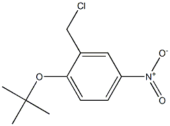 1-(tert-butoxy)-2-(chloromethyl)-4-nitrobenzene Struktur