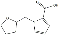 1-(tetrahydrofuran-2-ylmethyl)-1H-pyrrole-2-carboxylic acid Struktur